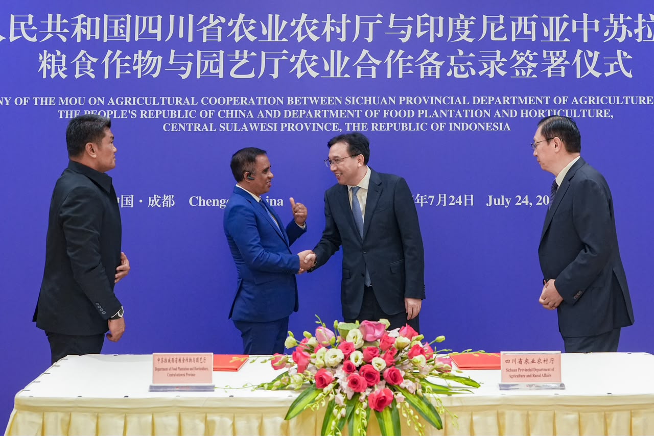 Gubernur Anwar Hafid Jajaki Kemitraan Investasi dan Hilirisasi dengan Provinsi Sichuan