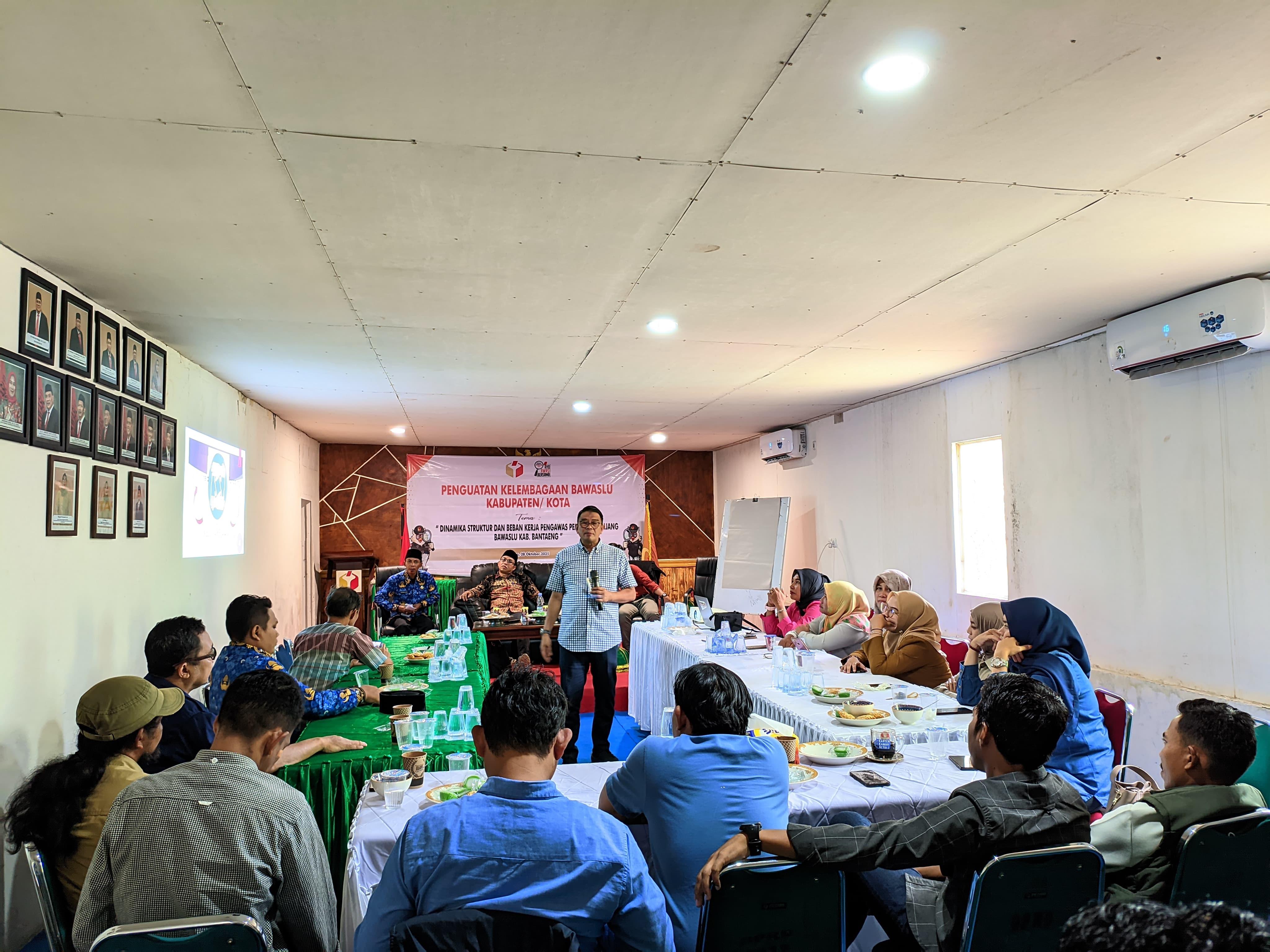 Berasal dari Integritas, Bergerak untuk Demokrasi: Penguatan Kelembagaan Bawaslu Bantaeng
